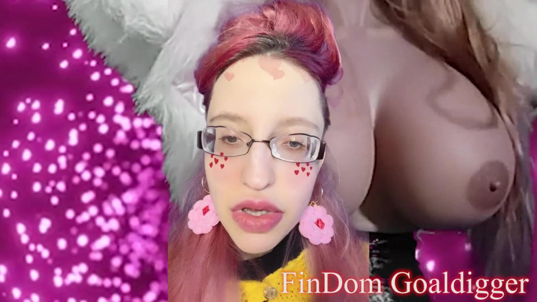 FinDom Goaldigger: Sevimli sürtük kız dönüşümü