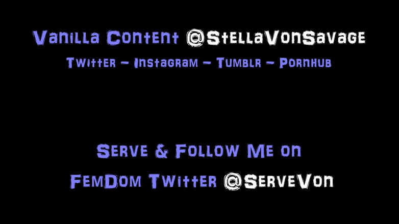 Stella Von Savage: 짧은 치마, 숏스커트 - JOI