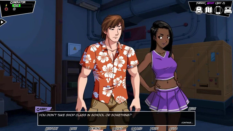 Dirty GamesXxX: Désir paradisiaque : réparer le générateur - épisode 15