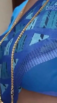 Step Son Fucking Step Mom in Blue Saree - Part 1