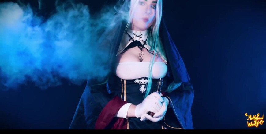 MollyRedWolf: ฉันโกหกแม่ชี แล้วเธอลงโทษฉันด้วยการเย็ดตูด - Mollyredwolf