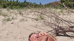 Gigi and David: Нудистский пляж, стрипчат секс-шоу Gigindave шмель подруги публичной встречи мобилки 4K 20250519 1