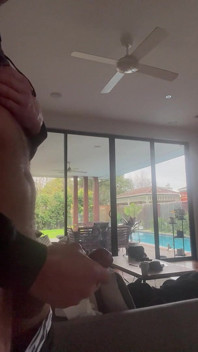 Jerking of Hoping My Next Door Neighbour Sees My Cock