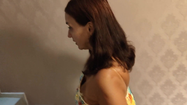 Tumanova Alina: An Under-fucked Stepmom Wanted Dessert After a Corporate Party, but...