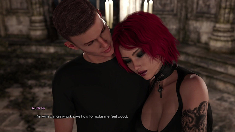 TransLure: Lust Academy Succubus Audrey blowjob titjob melancap dubur &amp; cowgirl pantat...