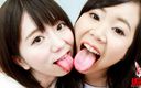 Japan Fetish Fusion: За сценой! Это мой первый раз, когда общаюсь с девушкой, и я нервничаю! Лесбийские поцелуи с Mio Shinozaki и Karin Yanagawa