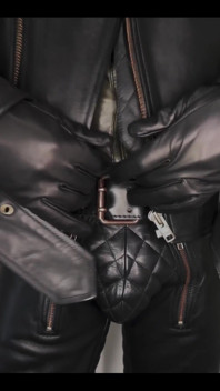 Into the full leather look?