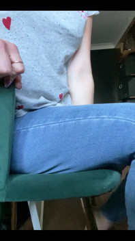 Wriggling in My Day Jeans and No Knickers