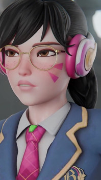 D.va zkouška katastrofa se promění v BBC protahování těsného zadku - Overwatch 3D porno