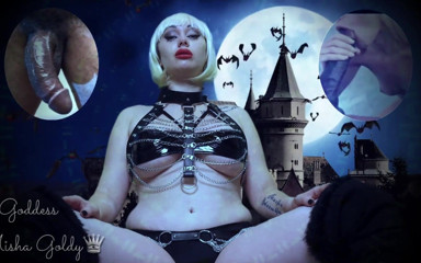 Goddess Misha Goldy: Rosnące uzależnienie od BBC! Jesteś uzależniony od ssania BBC! (Wersja hallowen)