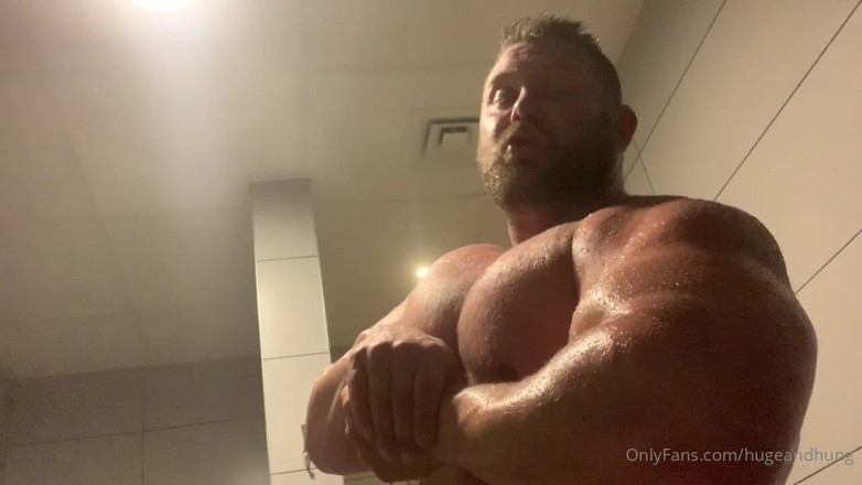 JackStacked: Jack Stacked Solo Masturbation in the Gym Shower
