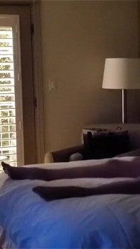 Hot Young Slut Fucked Hard in Motel with the Door Open!