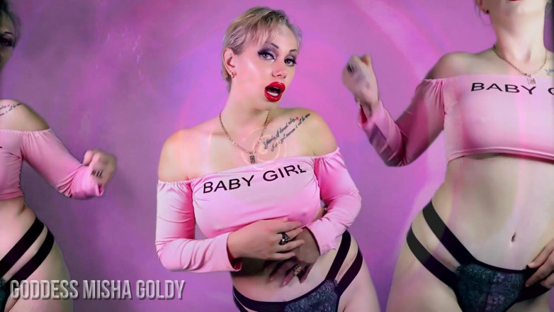 Goddess Misha Goldy: Blijf je leven verspillen met aftrekken! Domme aftrekbeurt junkie verliezer!