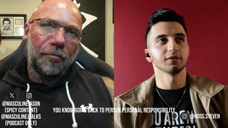 Raw and Uncensored with Masculine Jason: Redemption Interview with Steven Hosseini (episode 20)