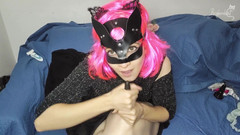 BigBoobCat: Memekku bikin aku jadi nakal banget! Aku lagi muasin diriku...