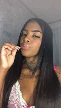 Ebony Pearl Lolipop Teasing!