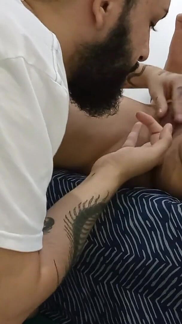 Porntner: Stepbrother Tastes His Stepsister's Pussy for First Time!