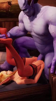 Sexy elf dostane velkého modrého ptáka | Warcraft parodie