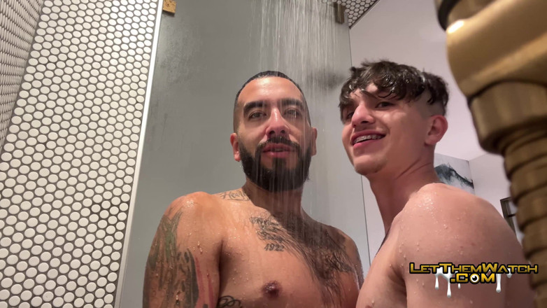 Let them watch: Hung Twink Fucked Raw Shower Juven Jay Magnus