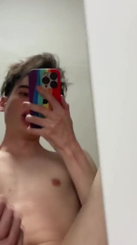 Ride a Dildo and Cum on Mirror