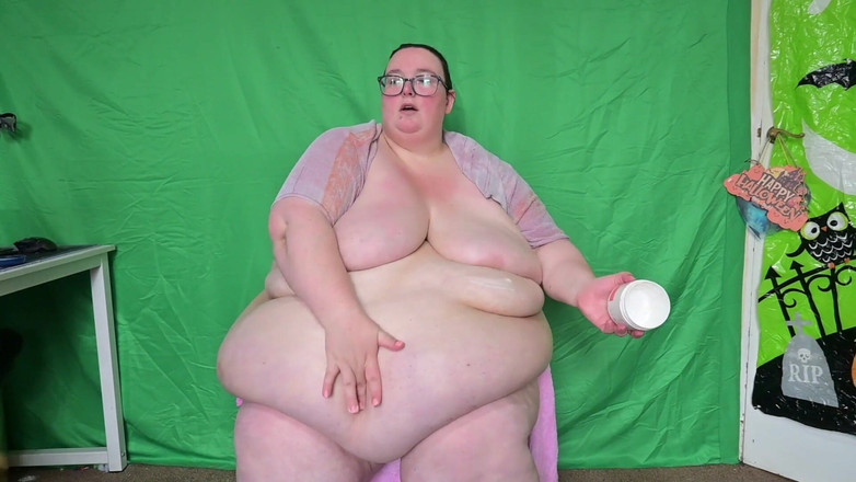 SSBBWLadyBrads: Tłusty masaż brzucha i sucha część 2