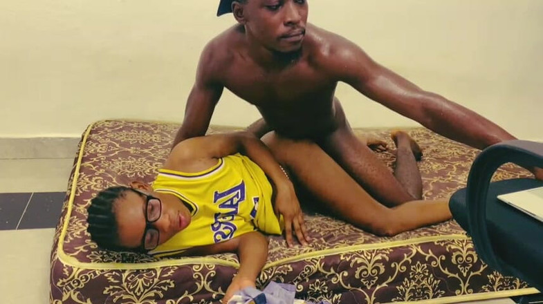 Horny Africans: Gateman Fodeu Pequena Gata Hardcore