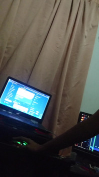 Stepmom Comes to See What I'm Doing on the Computer