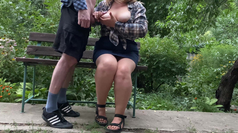OurFetishLife: Stepmom MILF lets me cum on her tits