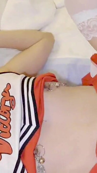 No.41 Cheerleader Cosplay Lying Down Deep Throat Sex