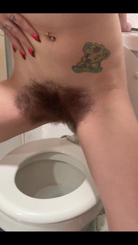 Standing up Piss Straight From My Huge Bush