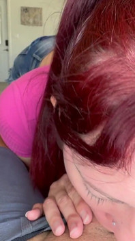 Sneak Over to Neighbor Freya's House for a Quick Blowjob