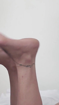 Brunette Teasing and Footjob!