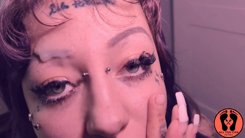 All You Can Fetish: Pancutan mani muka tebal goth awek montel