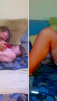 Supergranny: dildo knullar super slampa