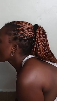 Huge Ass Ebony Babe Sloppy Suck