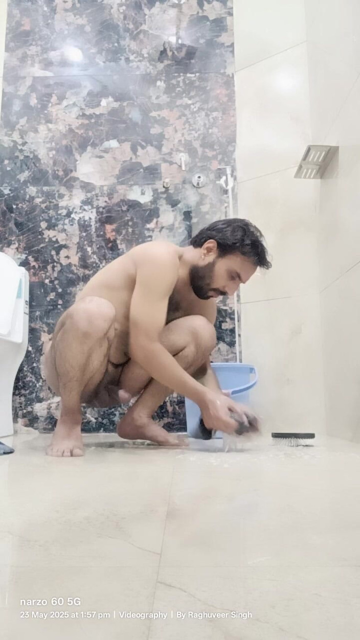 Rajasthani-old-lover: Spettacolo di masturbazione di un uomo indiano indiano