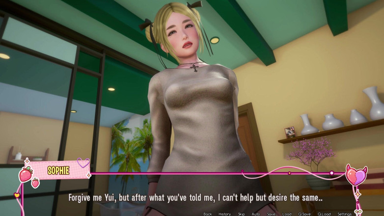 3D Cartoon Porn: Murmur 38 - Sophie a Yui se snaží o trojku s Adamem...