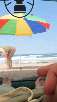 Téměř přistižen při riskantním sexu s cizincem na pláži!