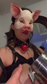 Hucow Enjoys Her Udder Milk