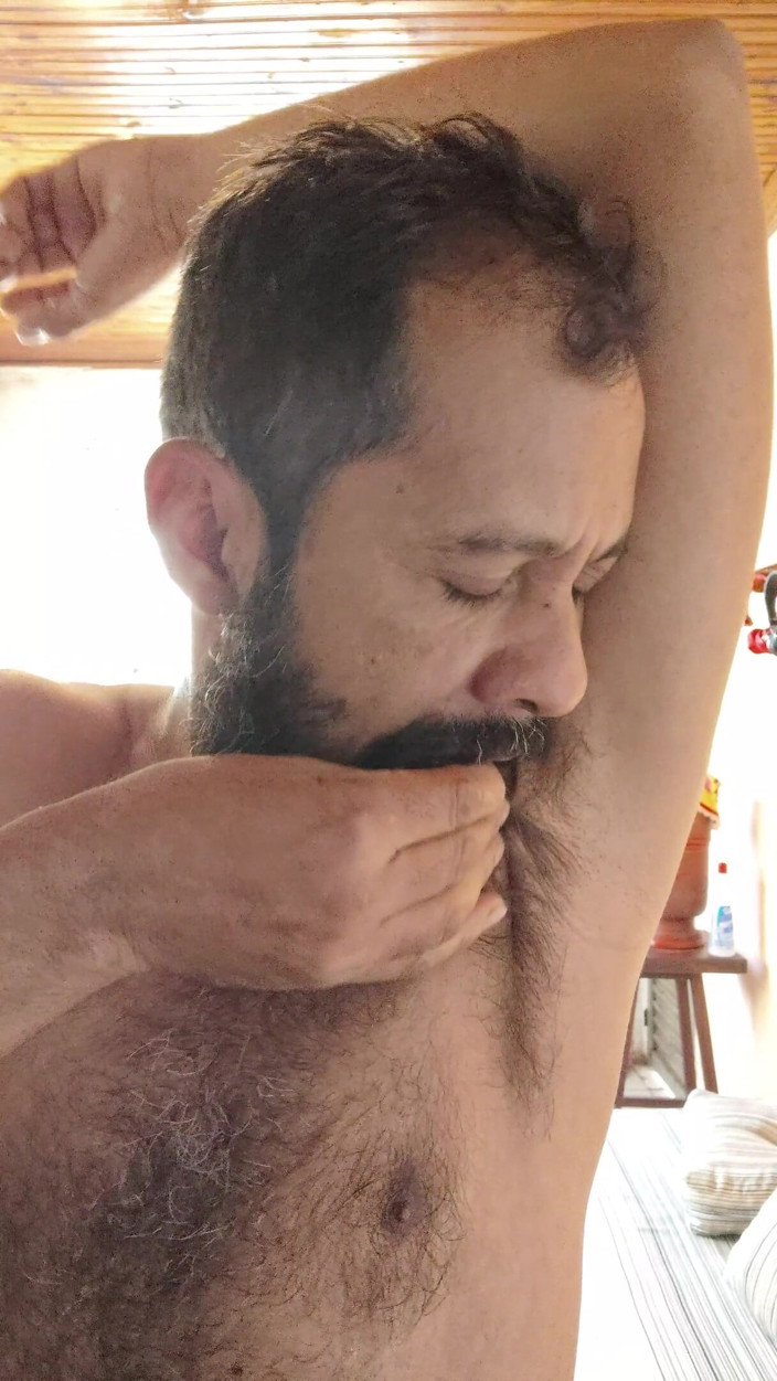 Stink HairyMale: Hairy armpits hot-shorts 5