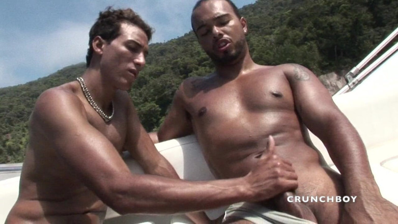 Interracial Bareback Channel: Straight Latino fucking raw in the boat in exhib sea