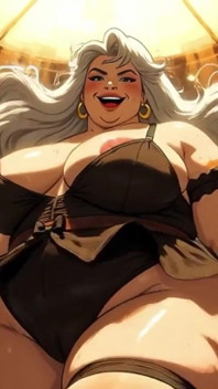 Ai Cartoon BBW Dancing Women Clips
