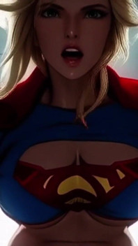 Supergirl bekommt gangbang und penetriert mit Kryptonite