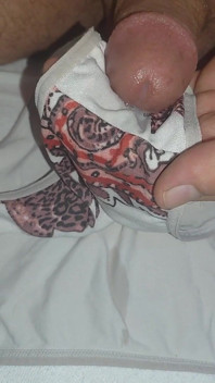 I Ejaculate Into the Panties My Wife Is Going to Wear While She Is in the Bathroom.