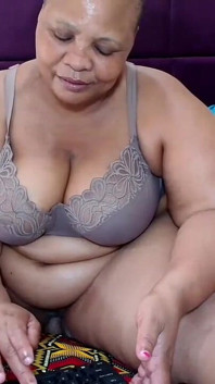 Granny BBW Teasing After Shower & Ass Worship
