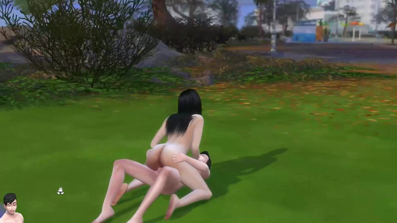 Nyibukai: Sex Sims cu iubita cu țâțe mari