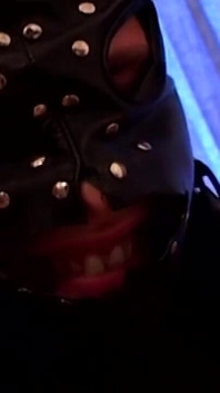 Masked Slave Whipped Red and Cock Teased by Horny Mistresses