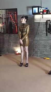 Femdom Ballbusting Challenge with Hot Mistresses