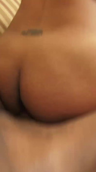 Lovely Ebony Teen in Sexy Stockings Is Riding a Bbc
