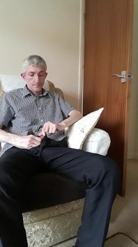 Masturbating on the Sofa